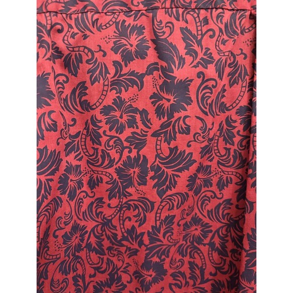 Hawaiian Heritage Shirt Mens Large Allan James Floral Button Up Made in Hawaii - Picture 8 of 10